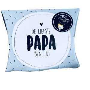 Gondeldoosje met bruishartjes "De beste papa ben jij"