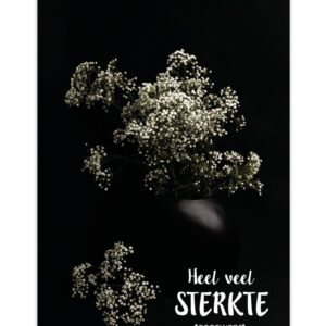 Wenskaart “Heel veel sterkte”
