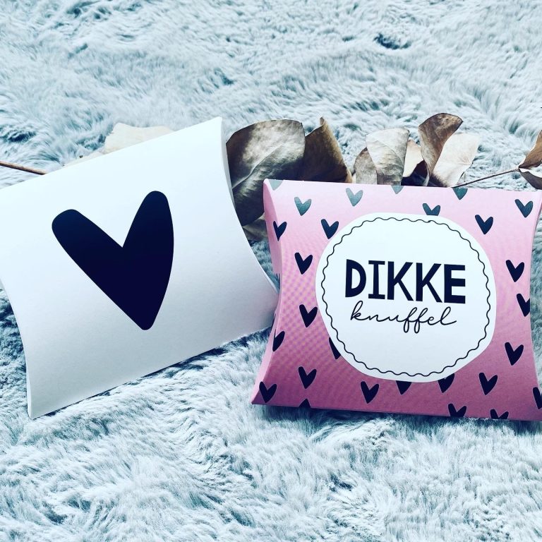Gondeldoosje gevuld met 10 chocoladebikkels "Hallo leukerd"