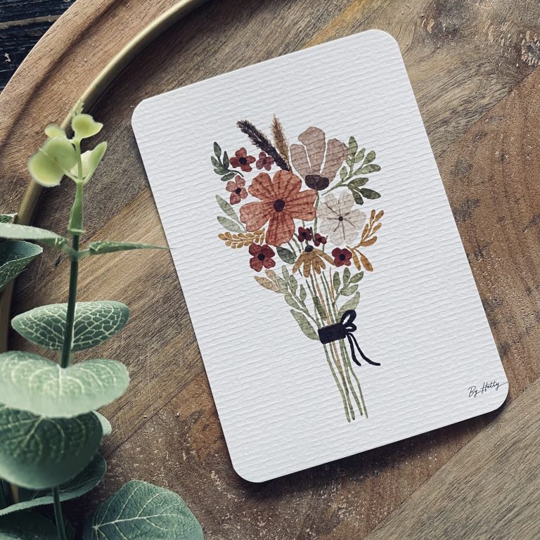 Kaart “Bloemen” Incl. envelop