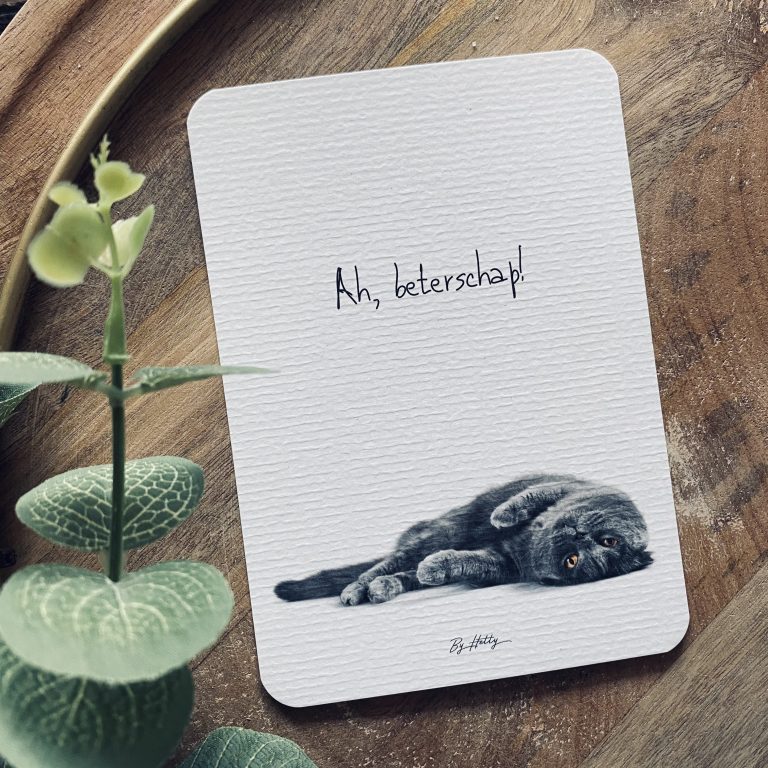 Kaart “Beterschap hé ” Inclusief envelop