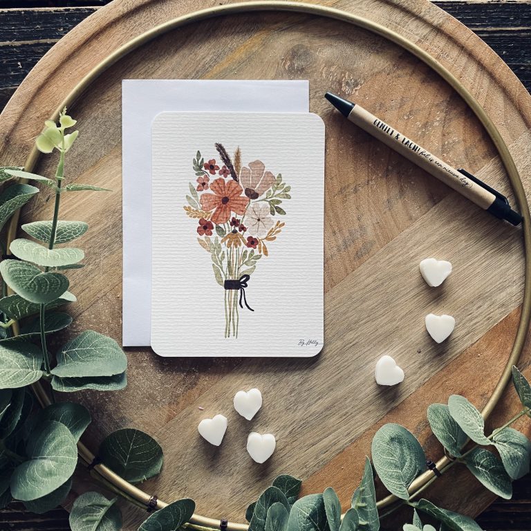 Kaart “Bloemen” Incl. envelop