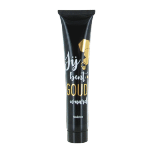 Tube handcrème “Jij bent goud waard” (zwart) 50 ml