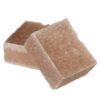 Schaaltje voor amberblokje licht grijs Ø8 x H2 cm