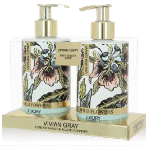 WILD FLOWERS SET LUXURY CREAM SOAP & HAND LOTION 2 X 250 ML