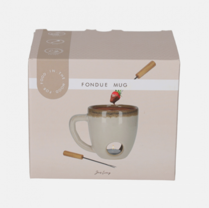 Fondue Mok Beige