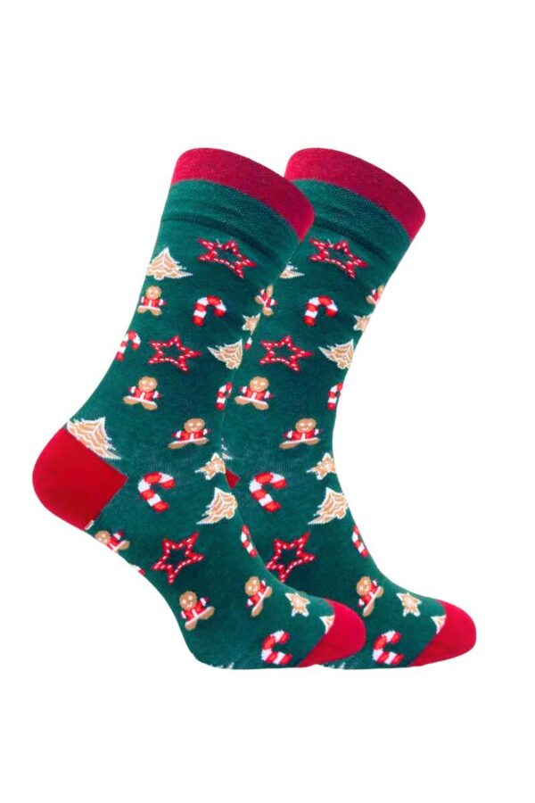 Groene Kerstsokken – Comfortabel & Feestelijk (maat 43-46)